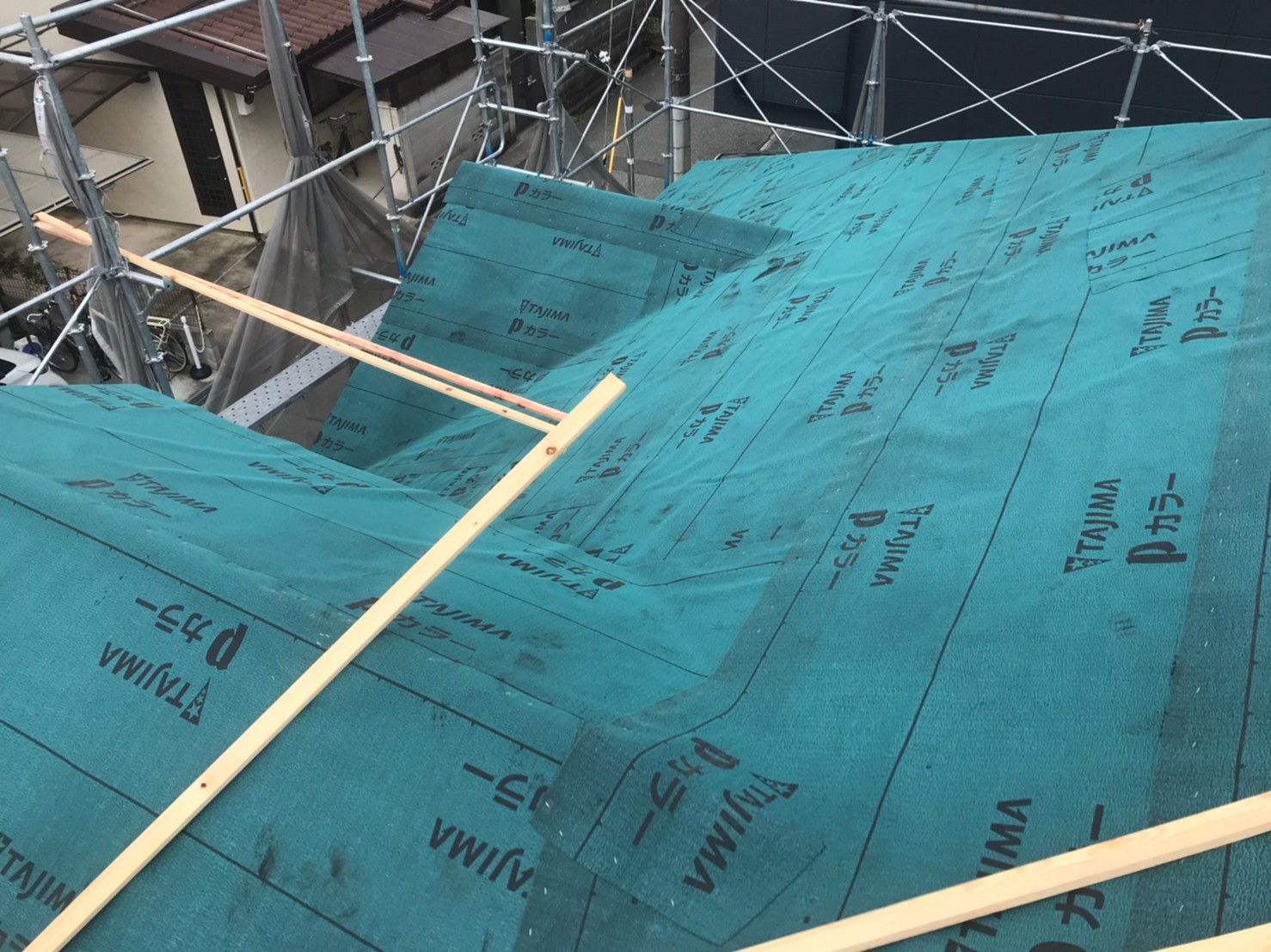 新築住宅防水処理